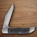 Rough Ryder Hunter Midnight Ice Folding Knife Stainless Steel Blade Shredded Carbon Fiber Handle