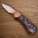 Rough Ryder Cub Folding Knife Stainless Steel Blades Black Acrylic/Copper Handle.