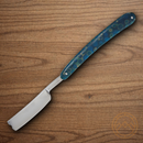 Rough Ryder Celestial Razor Folding Knife Stainless Steel Blades Blue Acrylic Handle.