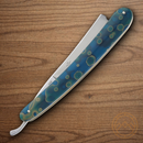 Rough Ryder Celestial Razor Folding Knife Stainless Steel Blades Blue Acrylic Handle.