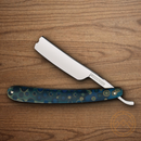 Rough Ryder Celestial Razor Folding Knife Stainless Steel Blades Blue Acrylic Handle.