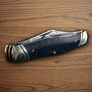 Rough Ryder Stockman Celestial Pocket Knife Stainless Steel Blades Turquoise/Blue Acrylic Handle.