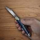 Rough Ryder Stockman Celestial Pocket Knife Stainless Steel Blades Turquoise/Blue Acrylic Handle.