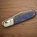 Rough Ryder Small Barlow Folding Knife Stainless Steel Blade Purple Swirl Synthetic Handle.