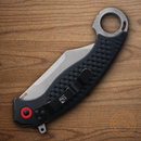 Rough Ryder Carry One Folding Knife 4.5" Stainless Steel Blade Black Aluminum Handle