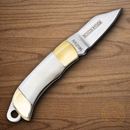Rough Ryder Miniature Folding Knife Stainless Steel Blade Mother Of Pearl Handle