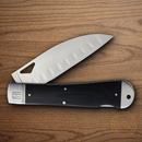 Rough Ryder Chef Folding Knife 4" Stainless Steel Blade Black Micarta Handle