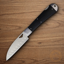 Rough Ryder Chef Folding Knife 4" Stainless Steel Blade Black Micarta Handle