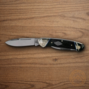 Rough Ryder Canoe Pocket Knife Carbon Steel Blades Black Micarta Handle