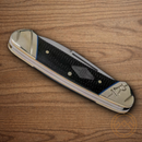 Rough Ryder Canoe Pocket Knife Carbon Steel Blades Black Micarta Handle
