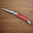Rough Ryder Baby Toothpick Folding Knife Stainless Steel Blade Red Bone Handle