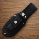 Rough Ryder Fixed Knife 3" Stainless Steel Blade Brown/Blue Wood/Resin Handle