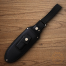 Rough Ryder Fixed Knife 7.75" Stainless Steel Blade Brown/Blue Wood/Resin Handle