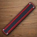 Rough Ryder Zipper Folding Knife 1.88" Stainless Steel Blade Black/Red G10/Stainless Handle