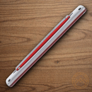 Rough Ryder Zipper Folding Knife 1.88" Stainless Steel Blade Black/Red G10/Stainless Handle