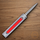 Rough Ryder Zipper Folding Knife 1.88" Stainless Steel Blade Black/Red G10/Stainless Handle