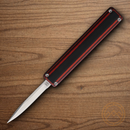Rough Ryder Zipper Folding Knife 1.88" Stainless Steel Blade Black/Red G10/Stainless Handle