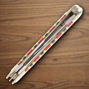 Rough Ryder Texas Stockman Pocket Knife Stainless Steel Blades Black/Red/Yellow Bone Handle