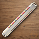 Rough Ryder Texas Stockman Pocket Knife Stainless Steel Blades Black/Red/Yellow Bone Handle