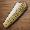Rough Ryder APTA Folding Knife 2.75" VG-10 Steel Blade Hammered Brass Handle