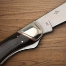 Rough Ryder Desert Fox Hunter Folding Knife Stainless Steel Blades Black/Orange G10 Handle
