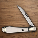 Rough Ryder Folding Knife Stainless Steel Blade White Micarta Handle