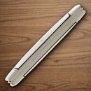 Rough Ryder Fox Congress Pocket Knife Stainless Steel Blades White Micarta Handle