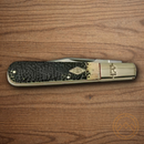Rough Ryder Granddad Barlow Folding Knife Stainless Steel Blade Buckshot Bone Handle