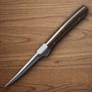 Rough Ryder Tater Skin Series Wolverine Fixed Knife 3" 440 Steel Blade Brown Burlap Micarta Handle