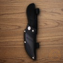 Rough Ryder Tater Skin Series Wolverine Fixed Knife 3" 440 Steel Blade Brown Burlap Micarta Handle