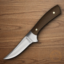 Rough Ryder Tater Skin Series Wolverine Fixed Knife 3" 440 Steel Blade Brown Burlap Micarta Handle