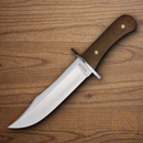 Rough Ryder Tater Skin Fixed Knife 7.5" Stainless Steel Blade Brown Burlap Micarta Handle