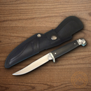 Rough Ryder Small Highland Fixed Knife 3.13" 440 Steel Blade Black G10 Handle