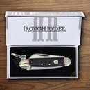 Rough Ryder Marlin Spike Pocket Knife Stainless Steel Blade Black/Red Micarta Handle