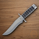 Rough Ryder Fixed Knife 7" Stainless Steel Blade Black Pakkawood/Stainless Handle