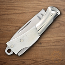Rough Ryder Mini Folding Knife 1" Stainless Steel Blade White Bone Handle