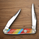 Rough Ryder Lollipop Series Pocket Knife Stainless Steel Blades Multi Plastic Handle