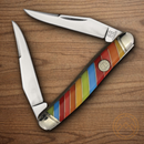 Rough Ryder Lollipop Series Pocket Knife Stainless Steel Blades Multi Plastic Handle