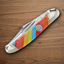 Rough Ryder Lollipop Series Copperhead Pocket Knife Stainless Steel Blades Multi Plastic Handle
