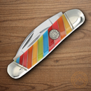 Rough Ryder Lollipop Series Swayback Pocket Knife Stainless Steel Blades Multi Plastic Handle