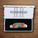 Rough Ryder Lollipop Series Swayback Pocket Knife Stainless Steel Blades Multi Plastic Handle