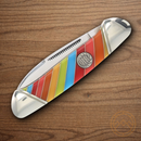 Rough Ryder Canoe Lollipop Series Pocket Knife Stainless Steel Blades Multi Plastic Handle