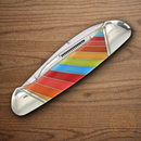 Rough Ryder Canoe Lollipop Series Pocket Knife Stainless Steel Blades Multi Plastic Handle