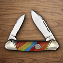 Rough Ryder Canoe Lollipop Series Pocket Knife Stainless Steel Blades Multi Plastic Handle