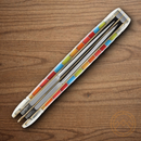 Rough Ryder Lollipop Sowbelly Trapper Pocket Knife Stainless Steel Blades Multi Plastic Handle