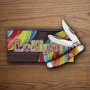 Rough Ryder Lollipop Sowbelly Trapper Pocket Knife Stainless Steel Blades Multi Plastic Handle
