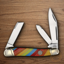 Rough Ryder Lollipop Series Texas Stockman Pocket Knife Stainless Steel Blades Multi Plastic Handle