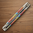 Rough Ryder Lollipop Series Texas Stockman Pocket Knife Stainless Steel Blades Multi Plastic Handle