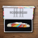Rough Ryder Lollipop Series Texas Stockman Pocket Knife Stainless Steel Blades Multi Plastic Handle