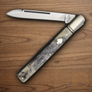 Rough Ryder Appaloosa Doctor Folding Knife Stainless Steel Blades White/Gray Bone Handle